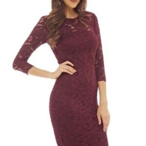 AX Paris Floral Lace Dress